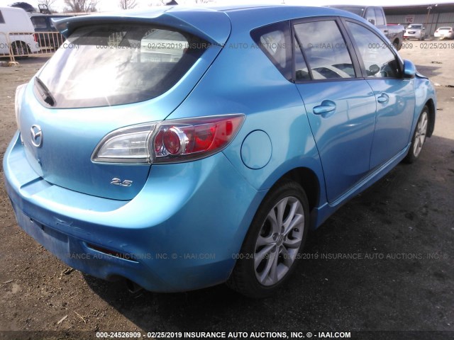 JM1BL1H64A1280600 - 2010 MAZDA 3 S BLUE photo 4