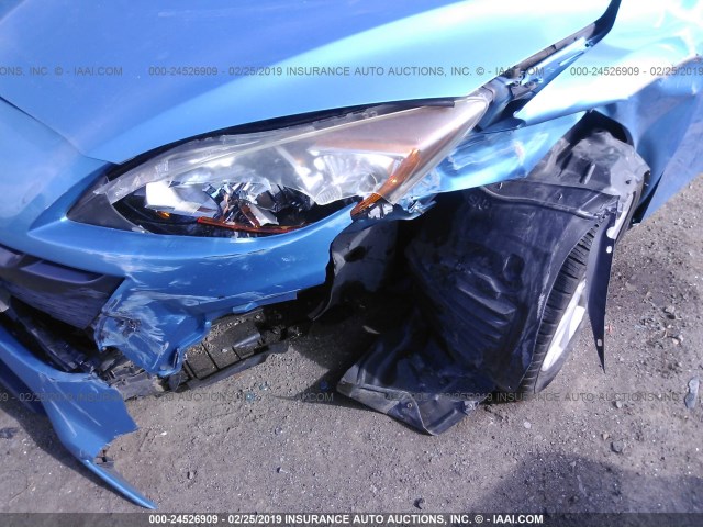 JM1BL1H64A1280600 - 2010 MAZDA 3 S BLUE photo 6