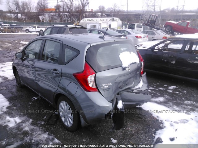 3N1CE2CPXGL406497 - 2016 NISSAN VERSA NOTE S/S PLUS/SV/SL/SR GRAY photo 3