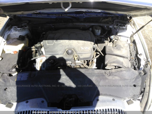 1G4HD57M79U116407 - 2009 BUICK LUCERNE CXL WHITE photo 10