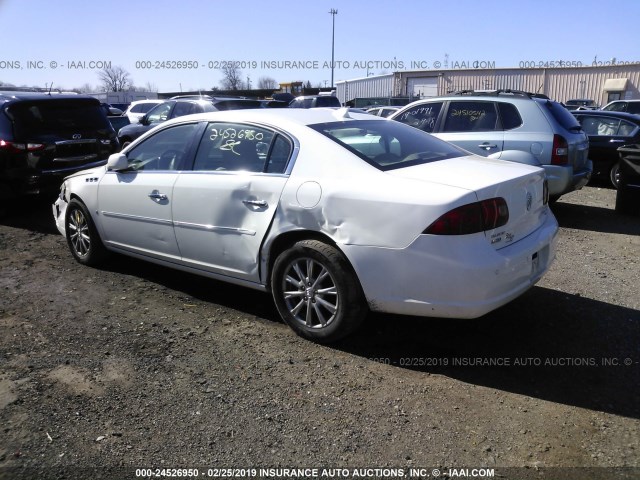 1G4HD57M79U116407 - 2009 BUICK LUCERNE CXL WHITE photo 3