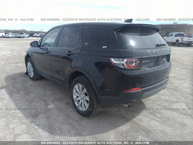 SALCP2RX7JH728480 - 2018 LAND ROVER DISCOVERY SPORT SE BLACK photo 3