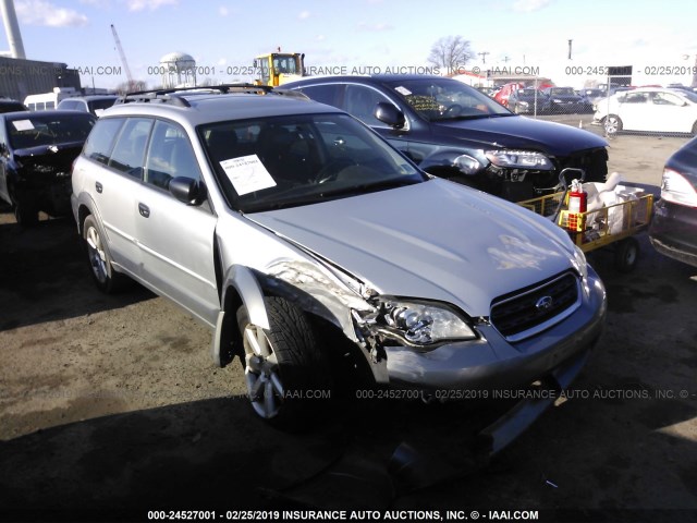 4S4BP61C467347620 - 2006 SUBARU LEGACY OUTBACK 2.5I SILVER photo 1