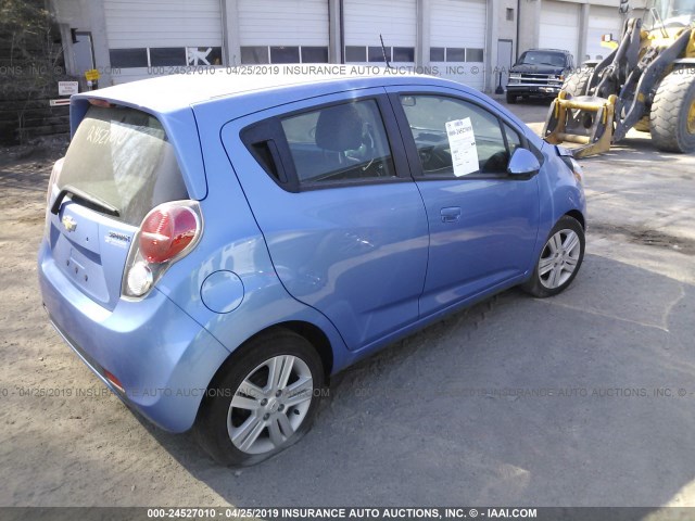 KL8CA6S97FC739245 - 2015 CHEVROLET SPARK LS BLUE photo 4