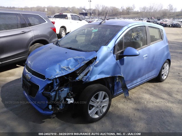 KL8CA6S97FC739245 - 2015 CHEVROLET SPARK LS BLUE photo 6