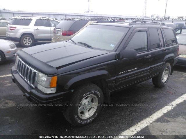 1J4FX48S7WC340086 - 1998 JEEP GRAND CHEROKEE LAREDO/SPECIAL BLACK photo 2