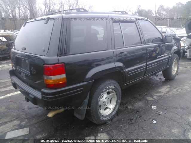 1J4FX48S7WC340086 - 1998 JEEP GRAND CHEROKEE LAREDO/SPECIAL BLACK photo 4