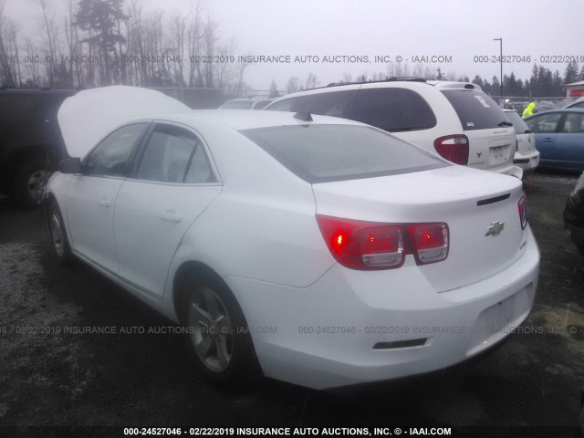 1G11B5SA7DF264426 - 2013 CHEVROLET MALIBU LS WHITE photo 3