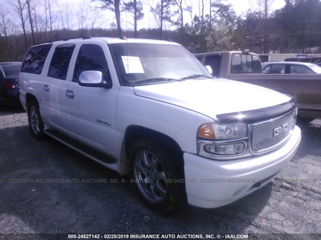 1GKFK66UX5J235609 - 2005 GMC YUKON XL DENALI WHITE photo 1