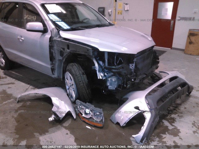 5NMSKDAG1AH387407 - 2010 HYUNDAI SANTA FE LIMITED SILVER photo 6