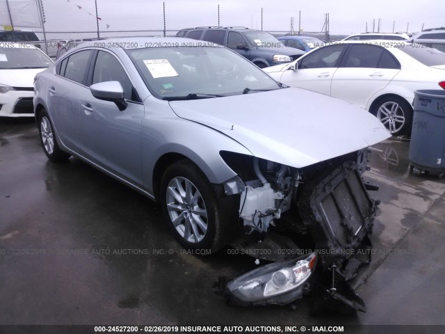 JM1GJ1U57G1406904 - 2016 MAZDA 6 SPORT SILVER photo 1