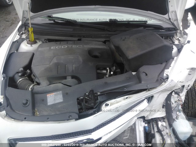 1G1ZH57BX9F240308 - 2009 CHEVROLET MALIBU 1LT WHITE photo 10