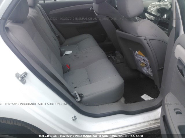 1G1ZH57BX9F240308 - 2009 CHEVROLET MALIBU 1LT WHITE photo 8