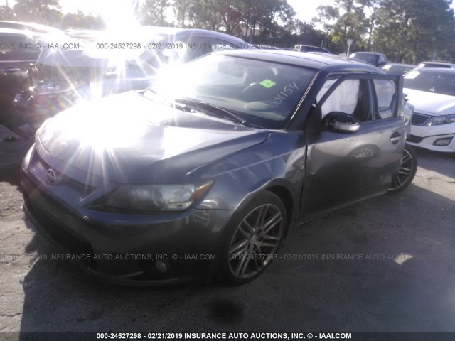 JTKJF5C74B3001154 - 2011 TOYOTA SCION TC ნაცრისფერი ფოტო 2