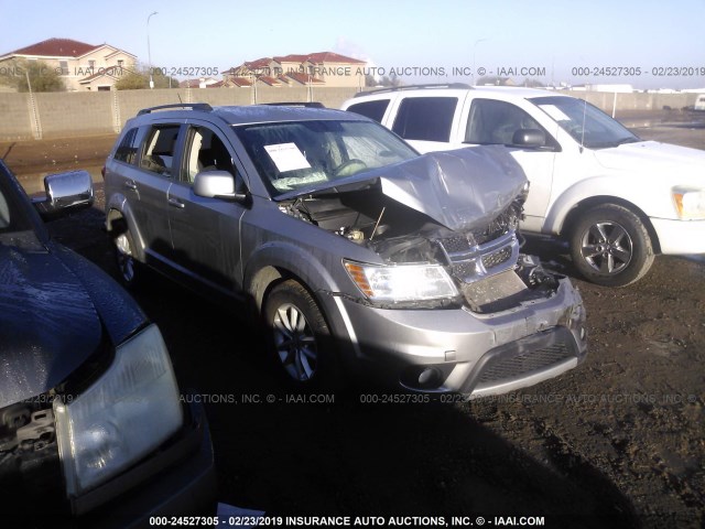 3C4PDDBG7HT618399 - 2017 DODGE JOURNEY SXT GRAY photo 1