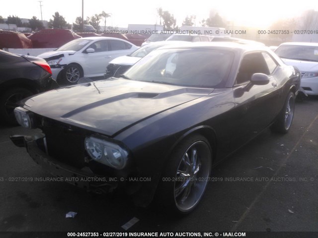 2C3CDYAG6DH704267 - 2013 DODGE CHALLENGER SXT GRAY photo 2