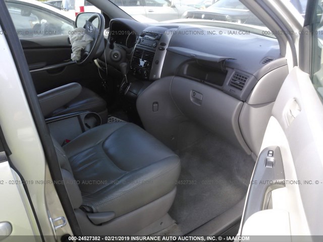 5TDZA23C96S504865 - 2006 TOYOTA SIENNA CE/LE SILVER photo 5