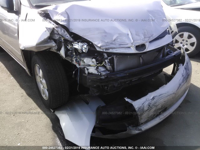 5TDZA23C96S504865 - 2006 TOYOTA SIENNA CE/LE SILVER photo 6