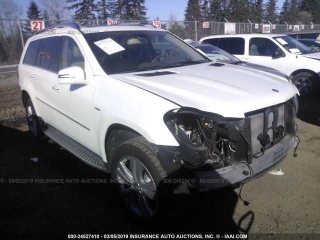 4JGBF2FE1BA711866 - 2011 MERCEDES-BENZ GL 350 BLUETEC WHITE photo 1