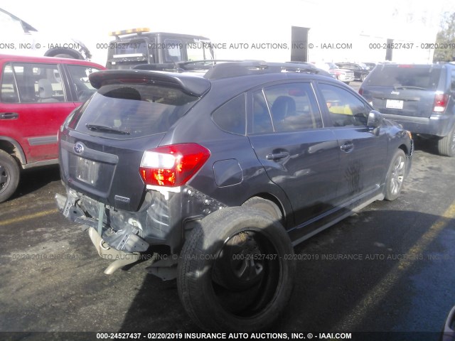 JF1GPAS64DH204282 - 2013 SUBARU IMPREZA SPORT LIMITED GRAY photo 4