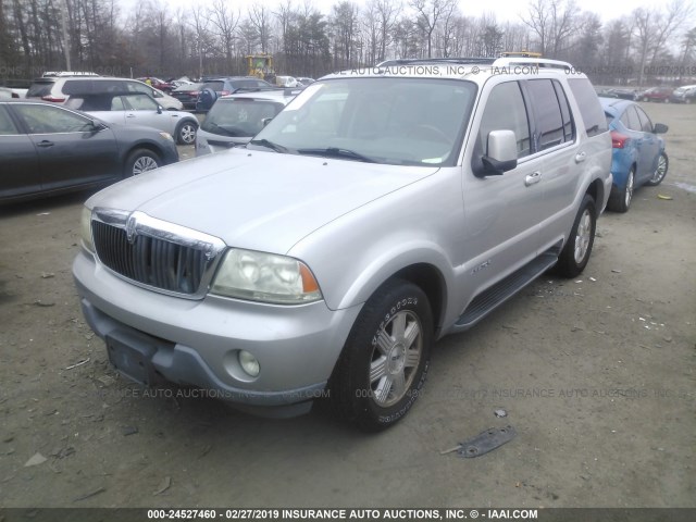 5LMEU68H54ZJ39963 - 2004 LINCOLN AVIATOR 银色 照片 2