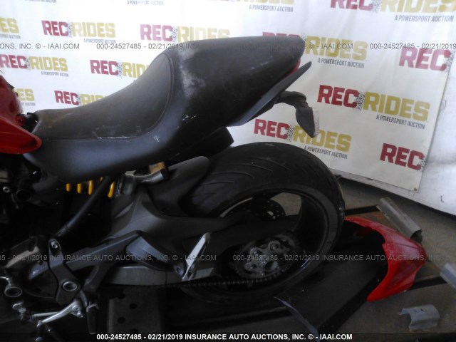 ZDM1RBSW8FB011031 - 2015 DUCATI MONSTER 1200 S RED photo 6