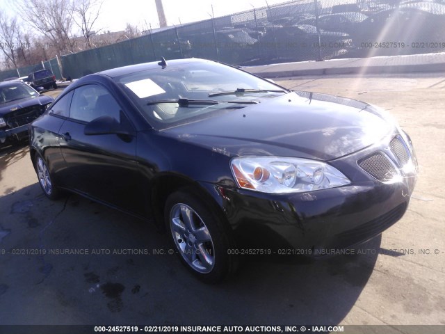 1G2ZH17N484140262 - 2008 PONTIAC G6 GT BLACK photo 1