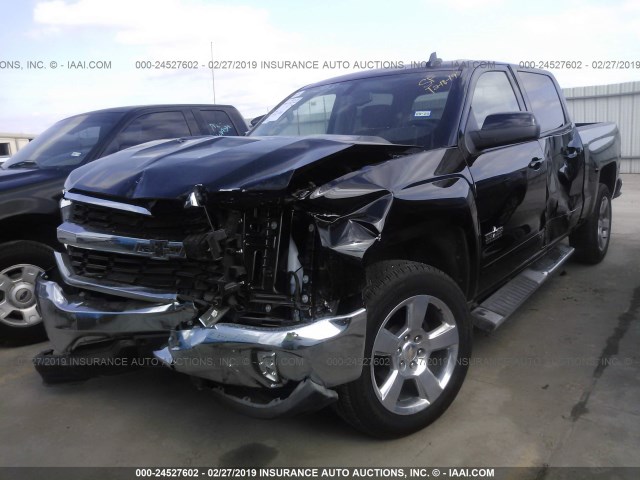 3GCPCREC7JG179261 - 2018 CHEVROLET SILVERADO C1500 LT BLACK photo 2