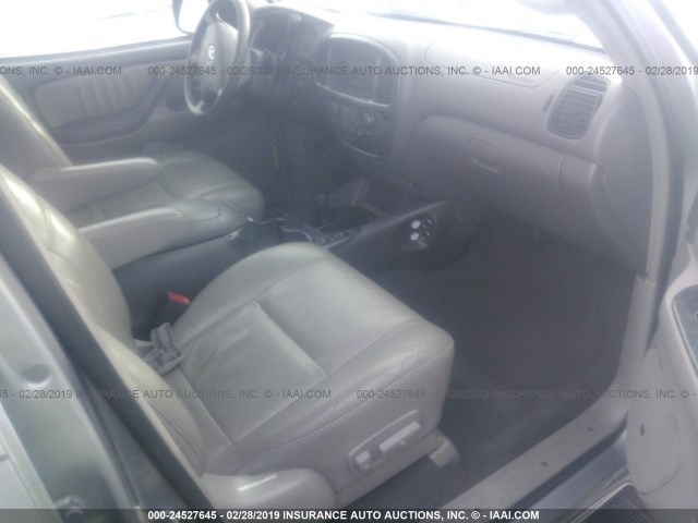 5TDBT48A03S160417 - 2003 TOYOTA SEQUOIA LIMITED GRAY photo 5