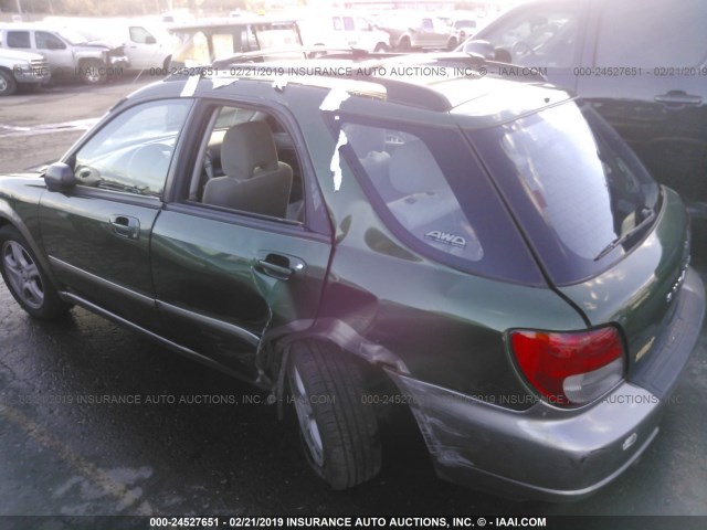 JF1GG685X2H833134 - 2002 SUBARU IMPREZA OUTBACK SPORT GREEN photo 6