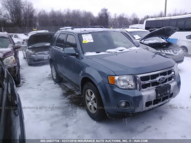 1FMCU9EG1CKC22725 - 2012 FORD ESCAPE LIMITED BLUE photo 1