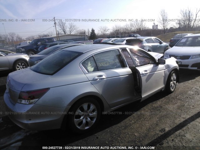 1HGCP26738A126398 - 2008 HONDA ACCORD EX SILVER photo 4