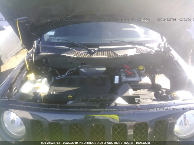 1C4NJPBB5FD139049 - 2015 JEEP PATRIOT SPORT Dark Blue photo 10