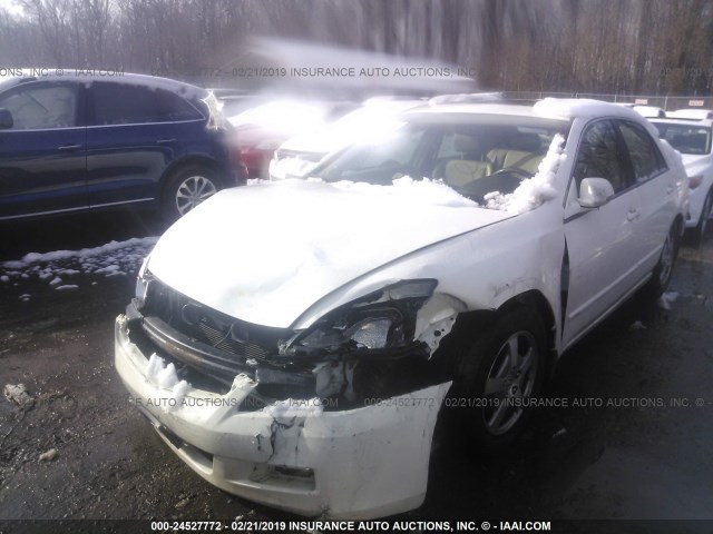 JHMCN36457C000450 - 2007 HONDA ACCORD HYBRID WHITE photo 2