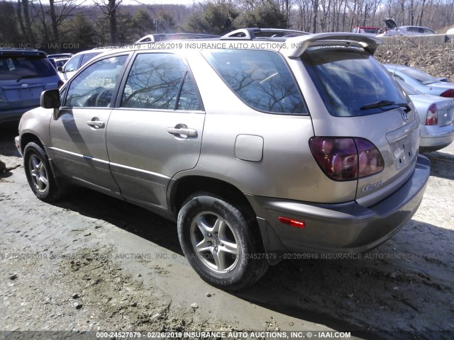 JT6HF10U3Y0148706 - 2000 LEXUS RX 300 GOLD photo 3