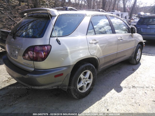 JT6HF10U3Y0148706 - 2000 LEXUS RX 300 GOLD photo 4