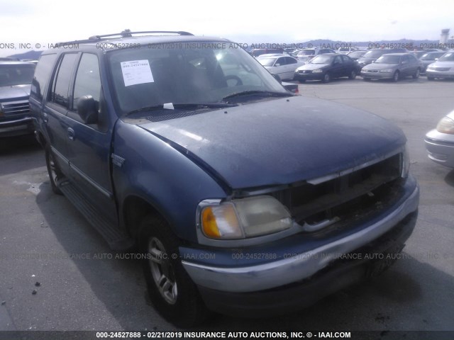 1FMRU15L5YLA24904 - 2000 FORD EXPEDITION XLT BLUE photo 1