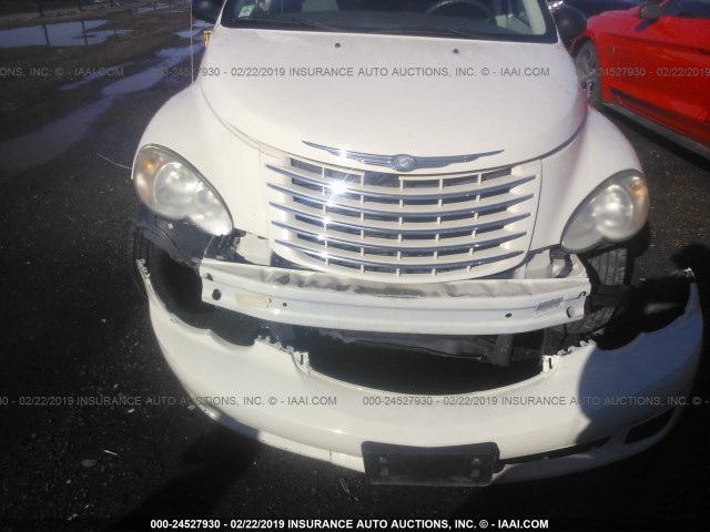 3A4FY58B76T357395 - 2006 CHRYSLER PT CRUISER TOURING WHITE photo 6