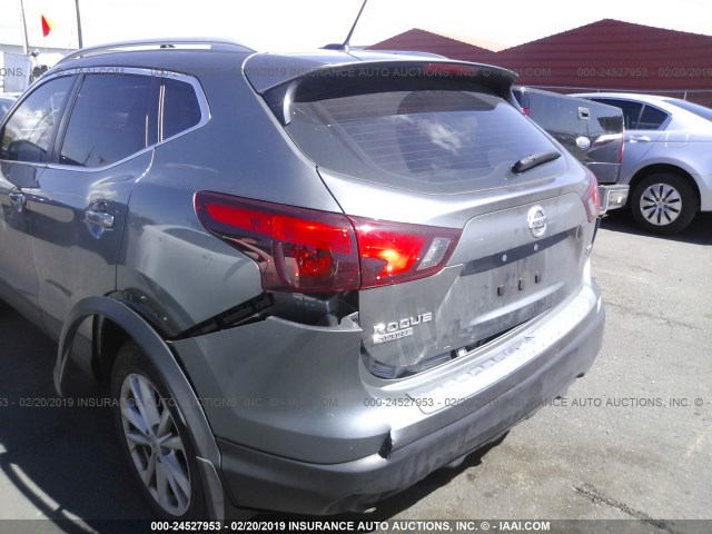 JN1BJ1CP1HW017003 - 2017 NISSAN ROGUE SPORT S/SV/SL GRAY photo 6