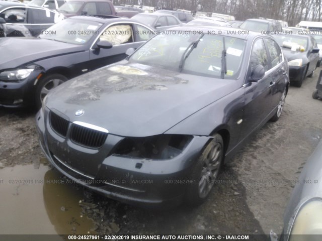 WBAVD53578A285037 - 2008 BMW 335 XI GRAY photo 2