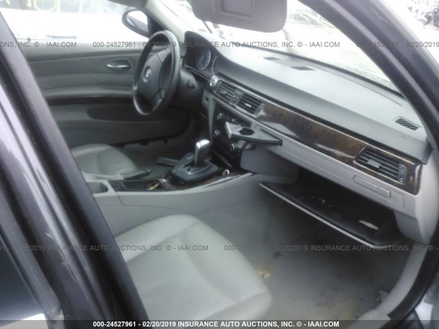 WBAVD53578A285037 - 2008 BMW 335 XI GRAY photo 5