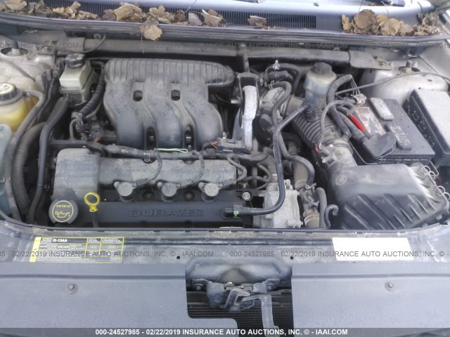 1FMDK01116GA52686 - 2006 FORD FREESTYLE SE GRAY photo 10