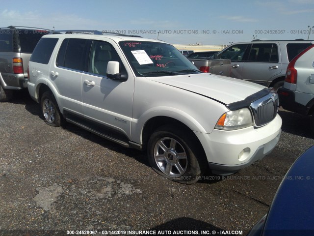 5LMEU88H54ZJ52501 - 2004 LINCOLN AVIATOR 白色 照片 1