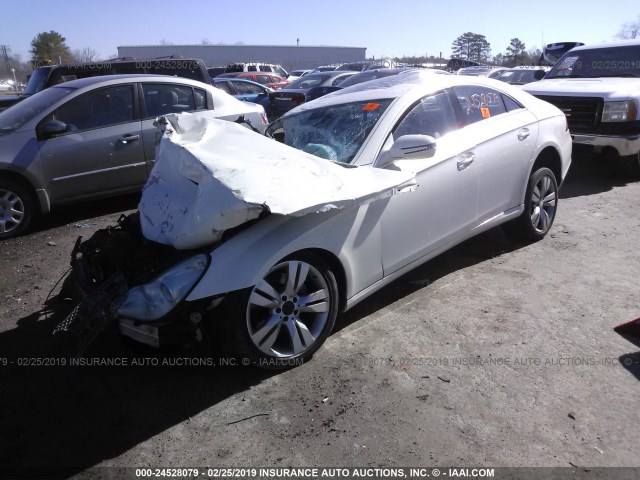 WDDDJ72XX9A149742 - 2009 MERCEDES-BENZ CLS 550 WHITE photo 2