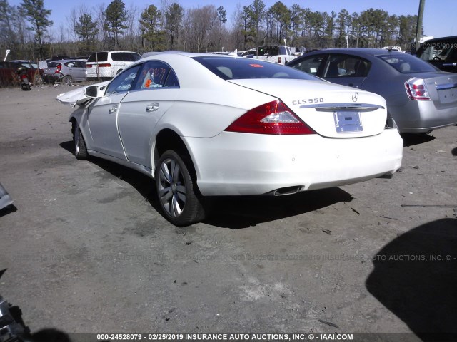 WDDDJ72XX9A149742 - 2009 MERCEDES-BENZ CLS 550 WHITE photo 3