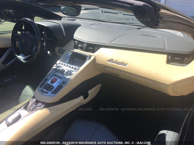 ZHWUR1ZD3FLA03155 - 2015 LAMBORGHINI AVENTADOR BLACK photo 5