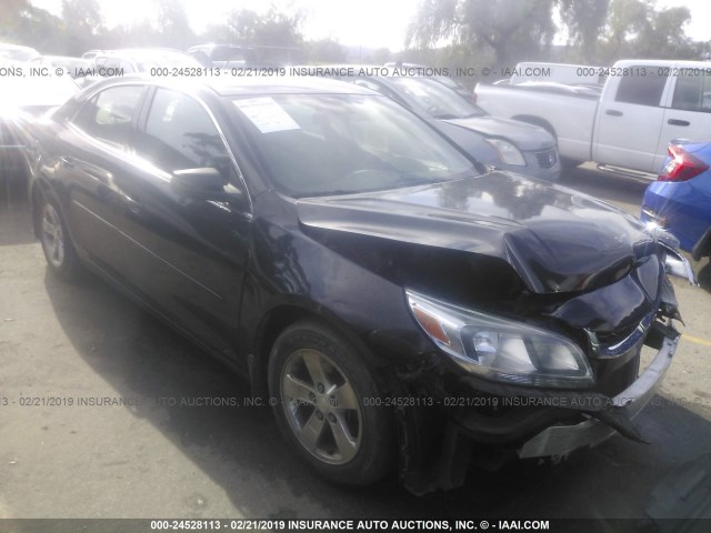 1G11B5SL0EF212199 - 2014 CHEVROLET MALIBU LS BLACK photo 1
