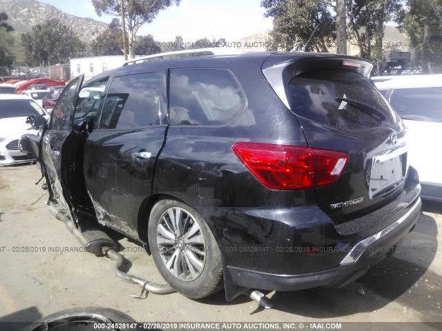 5N1DR2MN7HC911599 - 2017 NISSAN PATHFINDER S/SV/SL/PLATINUM BLACK photo 3