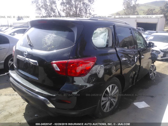 5N1DR2MN7HC911599 - 2017 NISSAN PATHFINDER S/SV/SL/PLATINUM BLACK photo 4