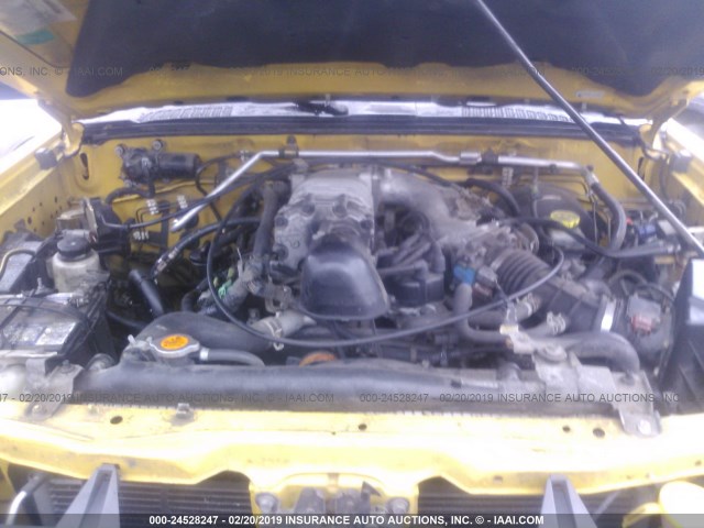 5N1MD28Y82C567582 - 2002 NISSAN XTERRA SE/SC YELLOW photo 10